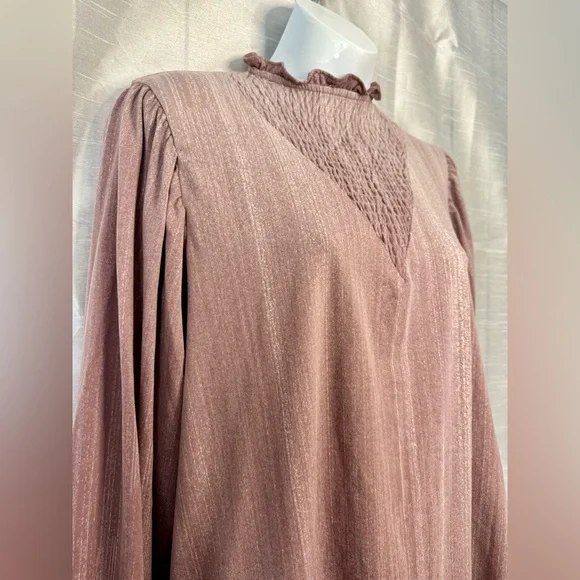 Lularoe Clara Smock Blouse - Picture 3 of 9